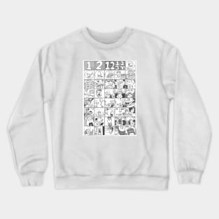 Asplenia Studios: Striptunes #4: "The Laundromat Song" Crewneck Sweatshirt